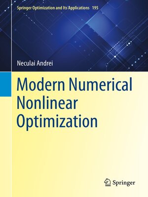 cover image of Modern Numerical Nonlinear Optimization